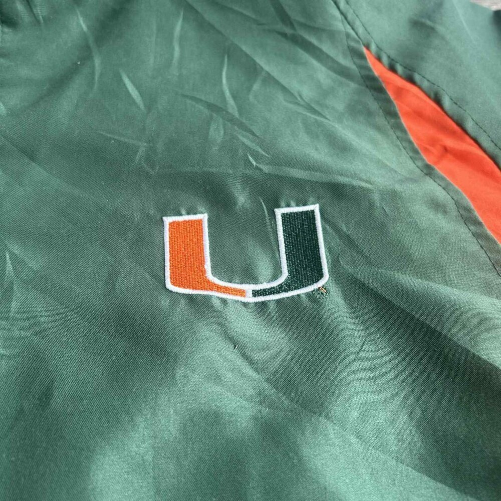Miami Hurricanes Quarter-Zip Windbreaker - Medium - Picture 3 of 5